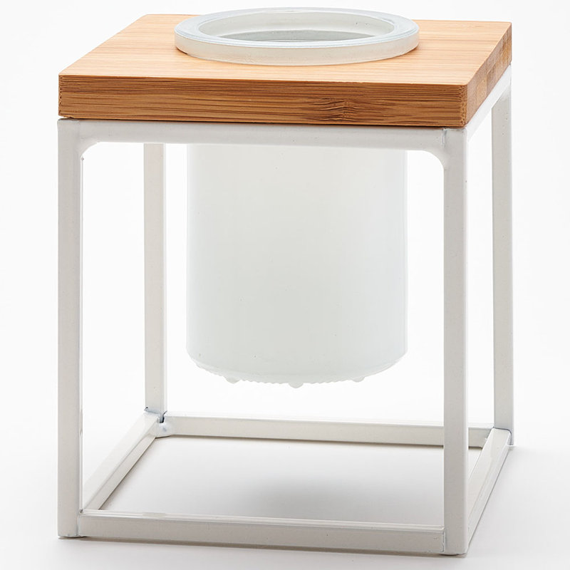 5'' H Wall Votive Holder, White/White Matte