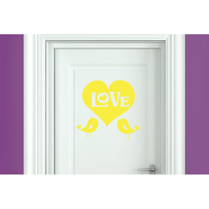 Wall Decal, Bright Yellow