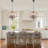 Ambrose 6-Light 18" W Rustic Solid Wood Chandelier French Country Chandelier Farmhouse Wood Chandelier Geometric Wood Chandelier-1113018064
