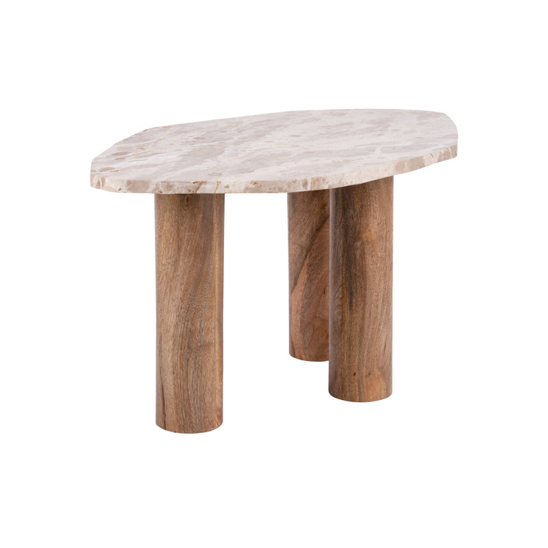 Table Organic Marble Brown, Brown