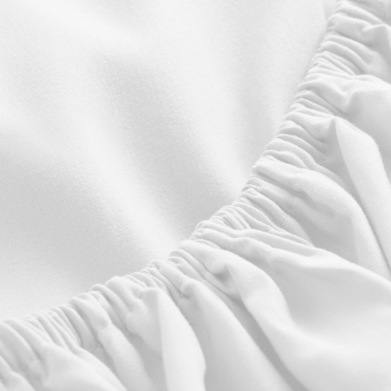 Drap-housse en microfibre de qualité supérieure ultra doux, Drap-housse de taille très grand, Blanc