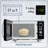 Nostalgia 0.9 Cubic Feet Countertop Microwave-94480719