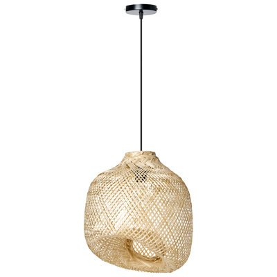1 - Light Natural Unique/Statement Pendant
