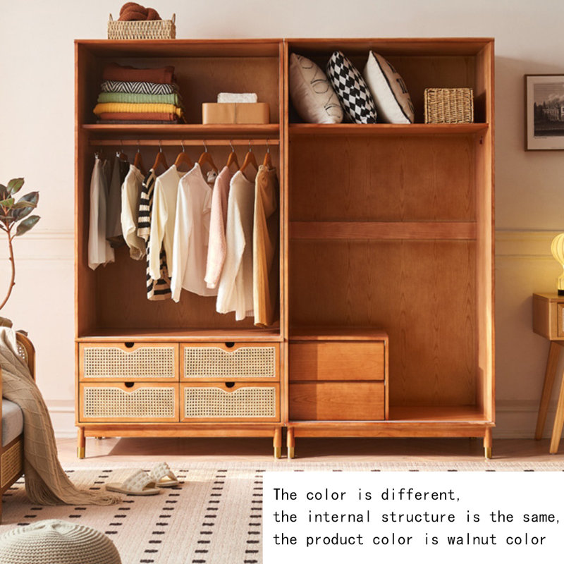Garde-robe simple, classique et diversifiée, Noyer