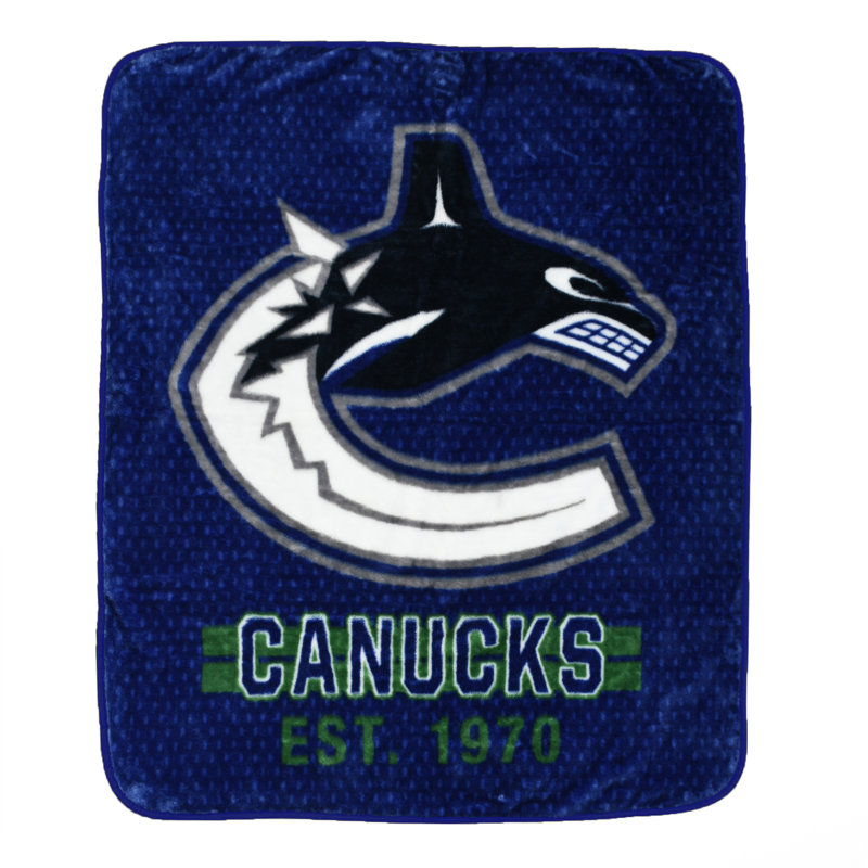 Jeté en polyester NHL Vancouver Canucks