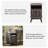 Cabral 1-Drawer Filing Cabinet - Vertical Letter Size Storage-959574976