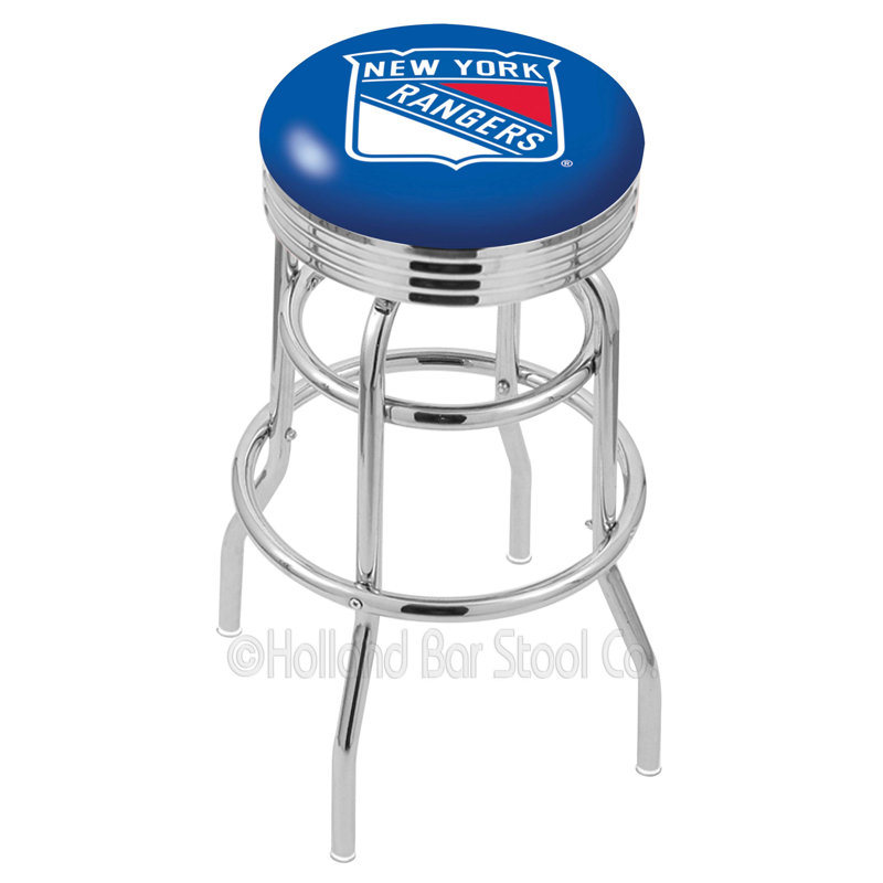 Tabouret tournant 25 "avec coussin NHL, New York Rangers, 20-25