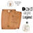 2-Pc. Eco-Friendly Composite Reversible Cutting Board Medium&Large Set With Handles, Dad