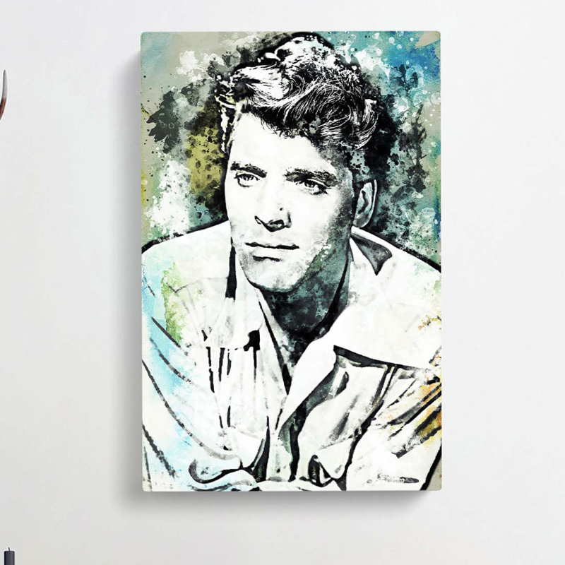 Burt Lancaster in Abstract - Wrapped Canvas, 76cm H x 50cm W x 3cm D