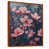 Toile avec cadre flottant brun
