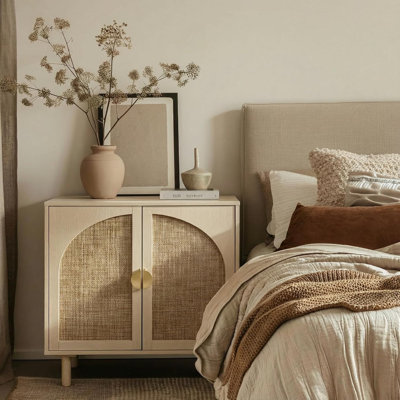 Buffet avec rangement Modern Rattan