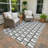 Machine Washable Indoor/Outdoor Lipman ACN2416 Geometric Rug-2029282833