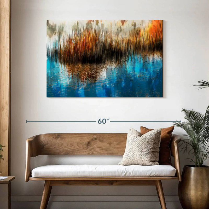 Avery Swamp Dynamic Abstract, 30" H x 45" W