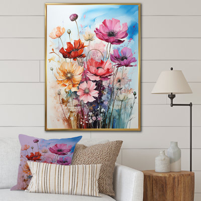 Motif floral minimalisme pré - imprimé
