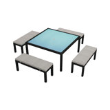 Urbana Outdoor 5 - Piece Dining Set with Cushions