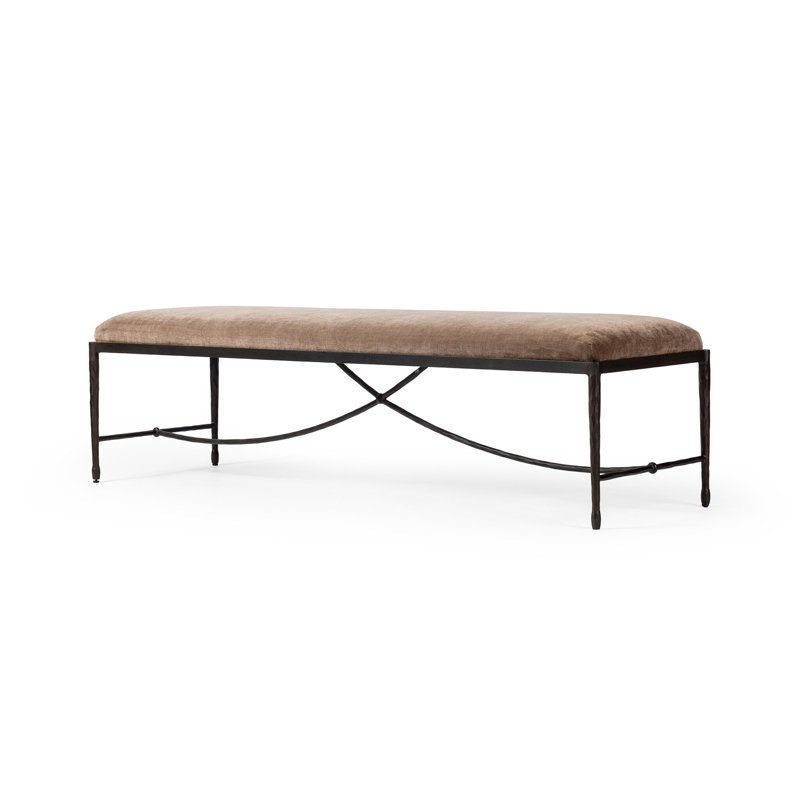 Upholstered Bench, Altair Mushroom