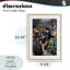 «The Umbrellas Renoir», reproduction d'art sous verre encadrée, collection Master-2147377508-2147377497