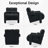 Jakeim 28‘’ Upholstered Accent Chair with Arm-1175243028