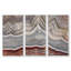«The Polished Cut Of Agate», ensemble de 3 toiles encadrées-1276856939-1276856938