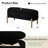 Upholstered Storage Bench with Wooden Legs-262859741