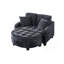 Chaise longue rembourrée avec deux coussins décoratifs et un espace de rangement-2022670153