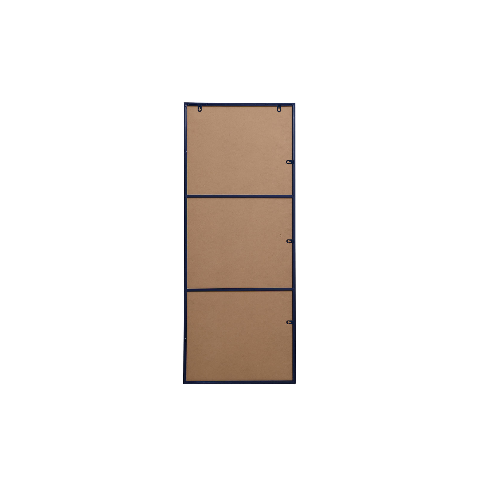 Sabine Metal Rectangle Wall Mirror, 60" x 24", Blue