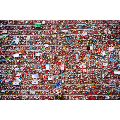 «Gum Wall» par Jimfeng - photographie sur toile tendue