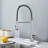 Kitchen Faucet With Pull Down Sprayer Industrial 1 Handle 1 Hole Or 3 Hole Faucet For Farmhouse Camper Laundry Utility Rv Wet Bar Sinks, Stainless Steel-119269483