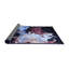 Tapis abstrait noir / bleu-1236337064
