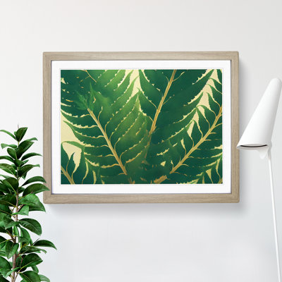Evolving Fern Leaf - Framed Print