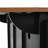 53.7" Farmhouse Kitchen Island With Power Outlet, 2 Sliding Barn Door, Drop Leaf & Spice Rack-676519602