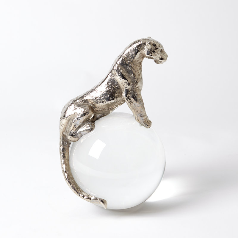 Jaguar on Crystal Sphere, Nickel