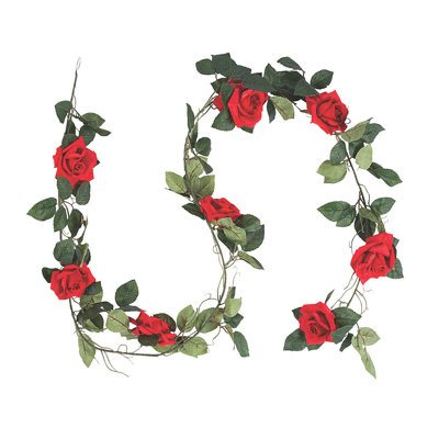 72'' in. Faux Rose Garland