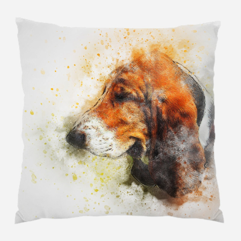 Coussin pour chien Doylestown, Microsuède, Intérieur