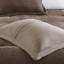 Édredon pour très grand lit 7 pièces en velours côtelé brun - Warm And Bedding 7, King, Luxury Sleepware