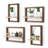 Set of 4 Floating Shelves Stylish Wall Storage Solution-2076797742