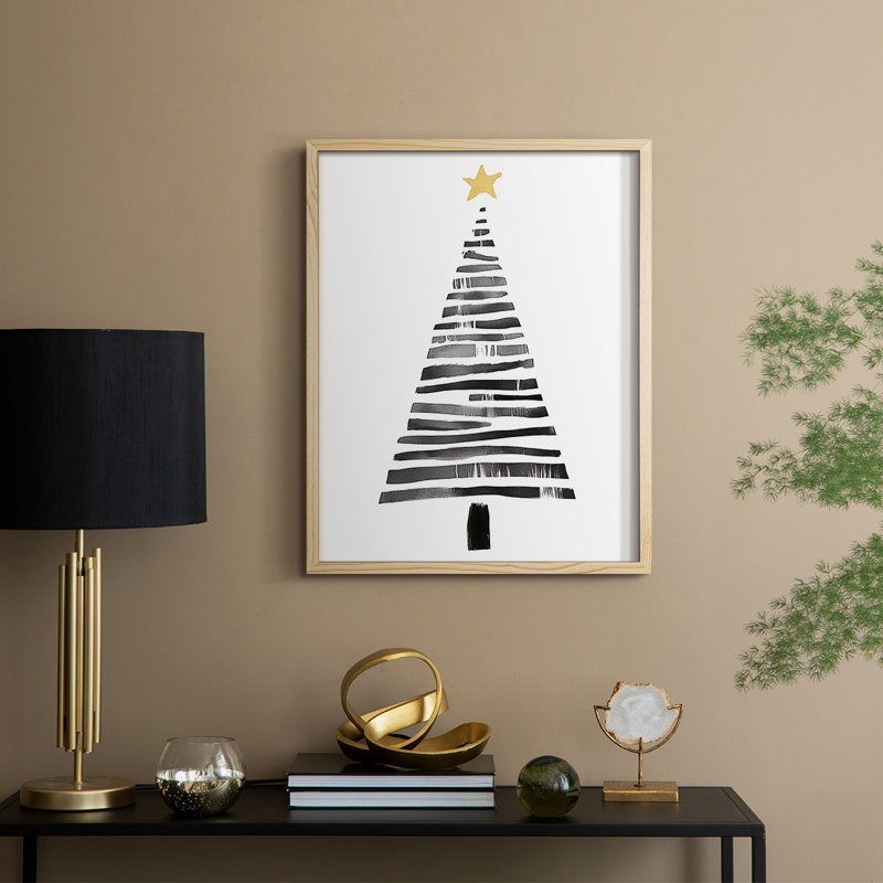 Reproduction encadrée de Noël, art massif Lxxi, H 11 po x l 9 po, Naturel