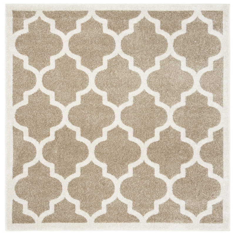 Daneya Performance Geometric Rug, Square 5'