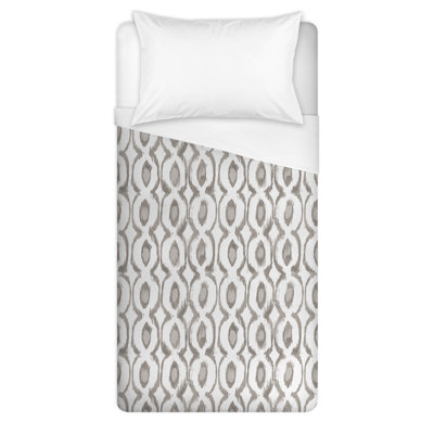 Housse de couette en microfibre grise