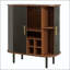 Armoire à vin cannelée avec 8 casiers à vin et 5 tablettes réglables-129933405