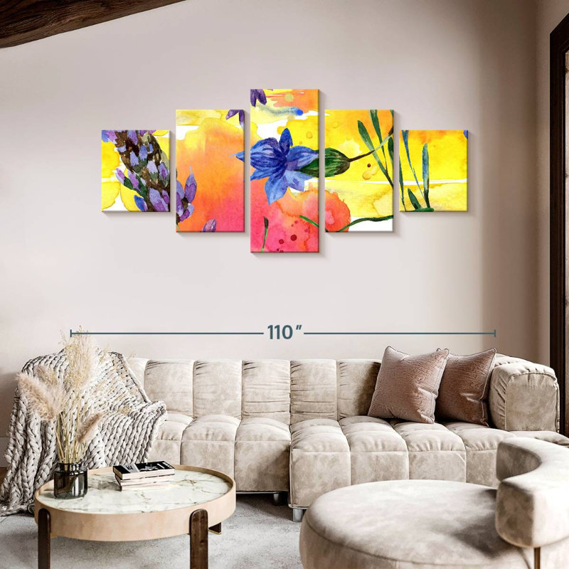 Flower, 42" H x 92" W