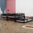 Twin Triple Rubber Wood Bunk Bed, With Ladders-1876916042