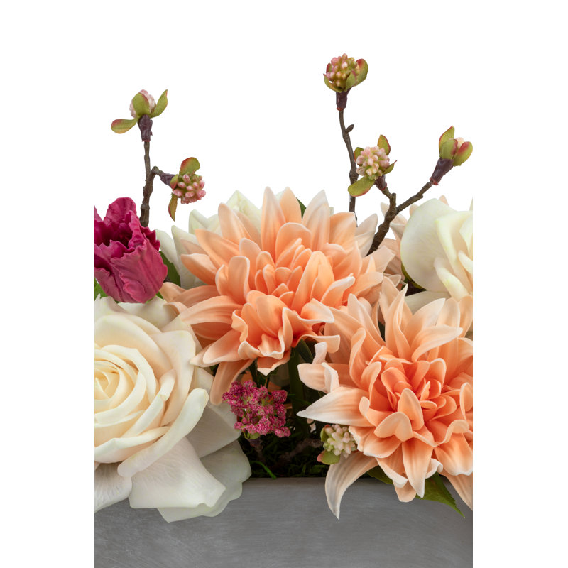 Francesca RealTouch Mixed Floral Centerpiece