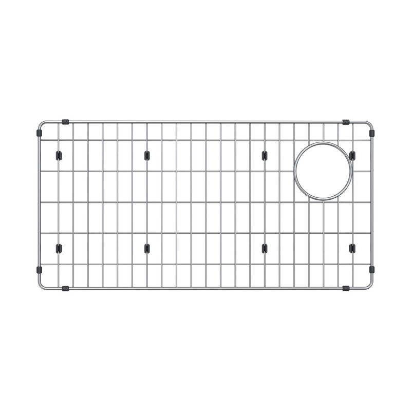 28.25" x 14.25" Stainless Steel Sink Grid with Rubber Feet