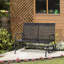 Chaise berçante de patio pour 2 personnes