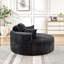 Fauteuil-lit en chenille de 55 po sans assemblage requis, pour salon, chambre à coucher, salon, zones de projection