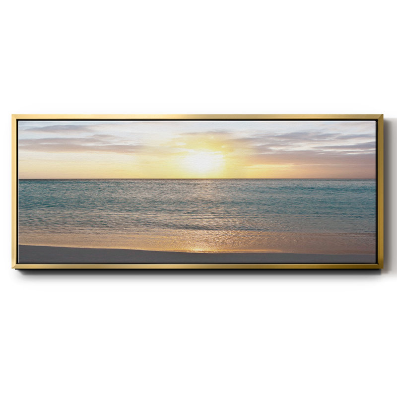 Sunset Reflection - toile encadrée, H 12 po x l 30 po