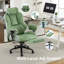 Fauteuil de direction ergonomique de grande taille (400 lb) avec soutien lombaire réglable, inclinaison à 135°, repose-pieds rétractable et dossier haut.-923485752