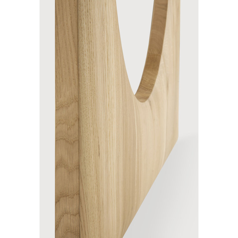 Solid Oak Dining Table, Beige, 39.38" W x 98.43" L