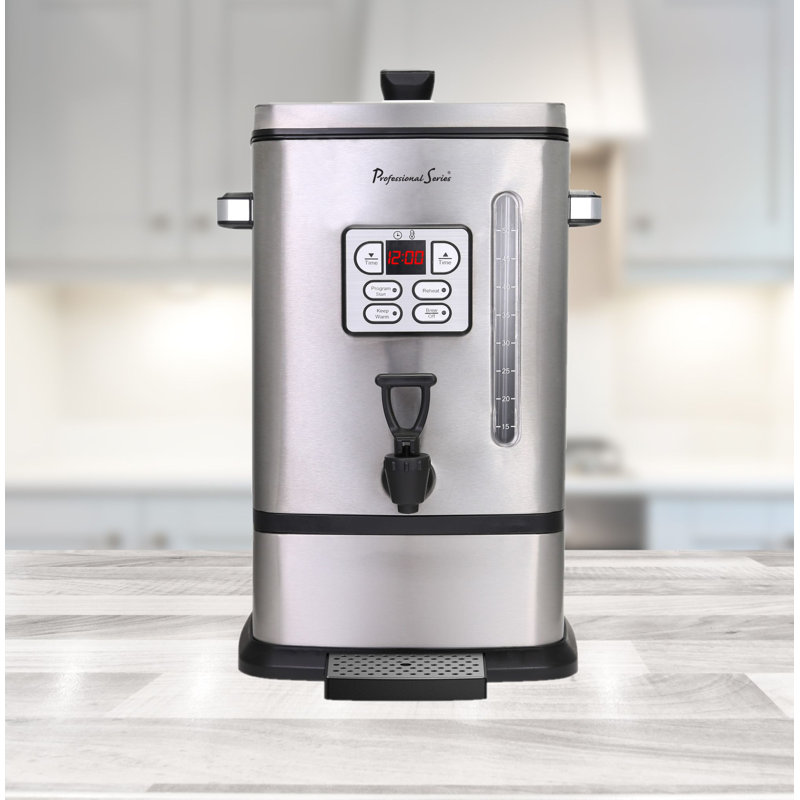 Cafetière à café électrique en acier inoxydable 50-cup pro digital continentale